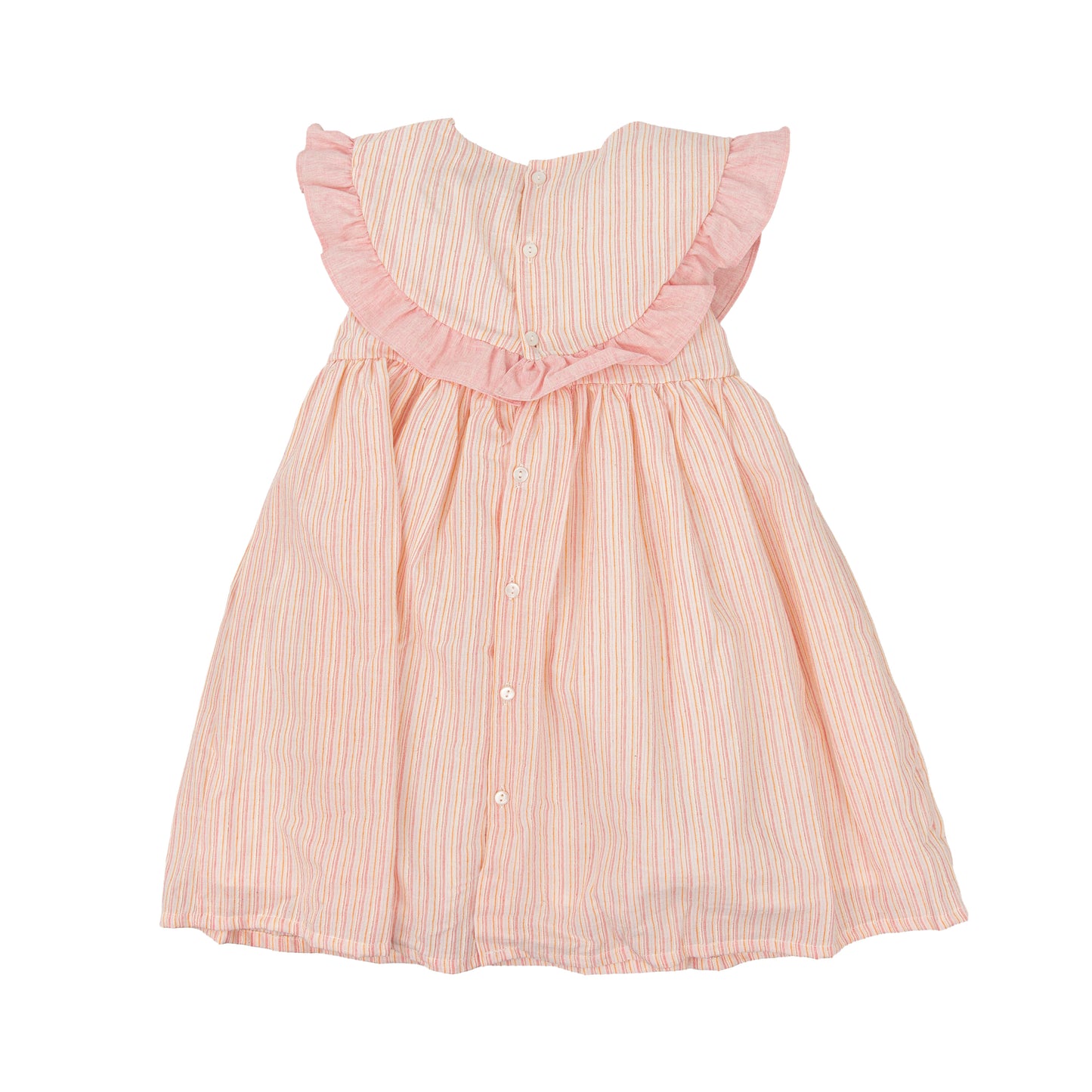 Vestido sin magas olán