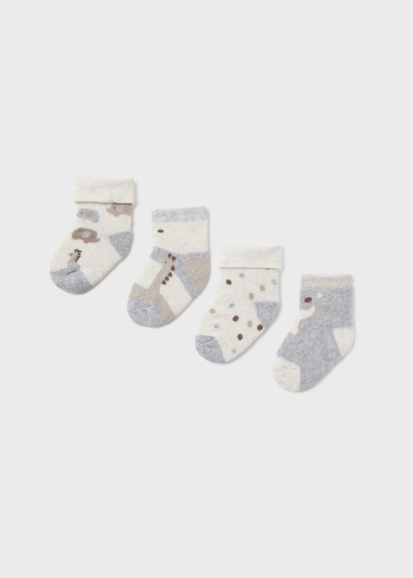 Set 4 calcetines animalitos