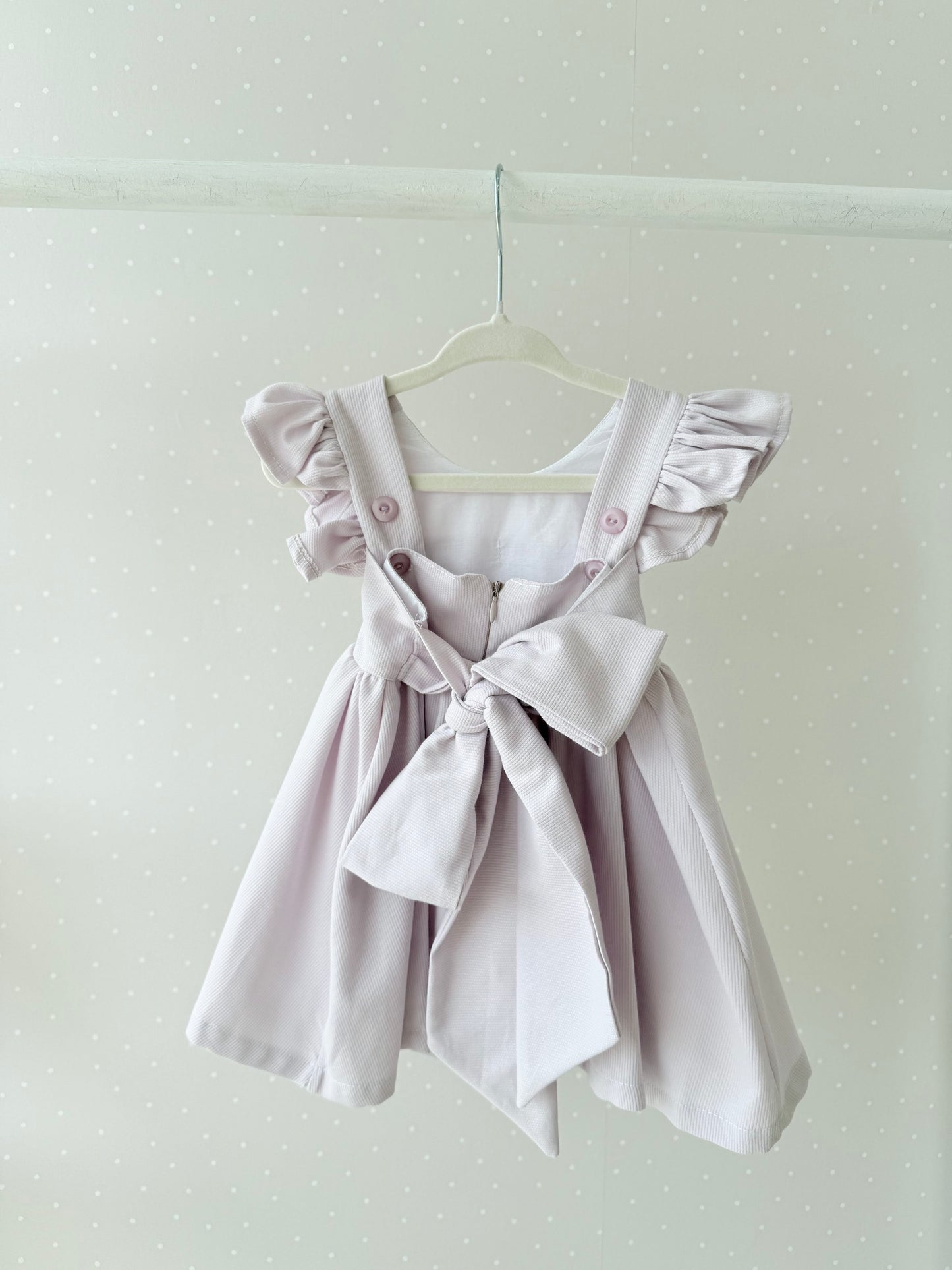 Vestido lazo plisado