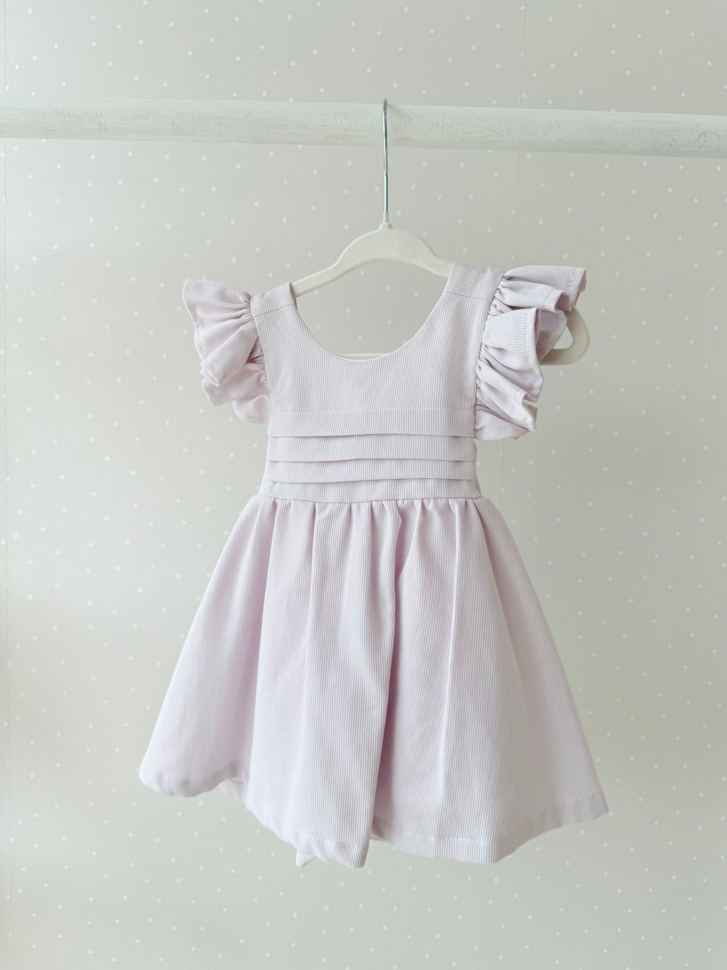 Vestido lazo plisado