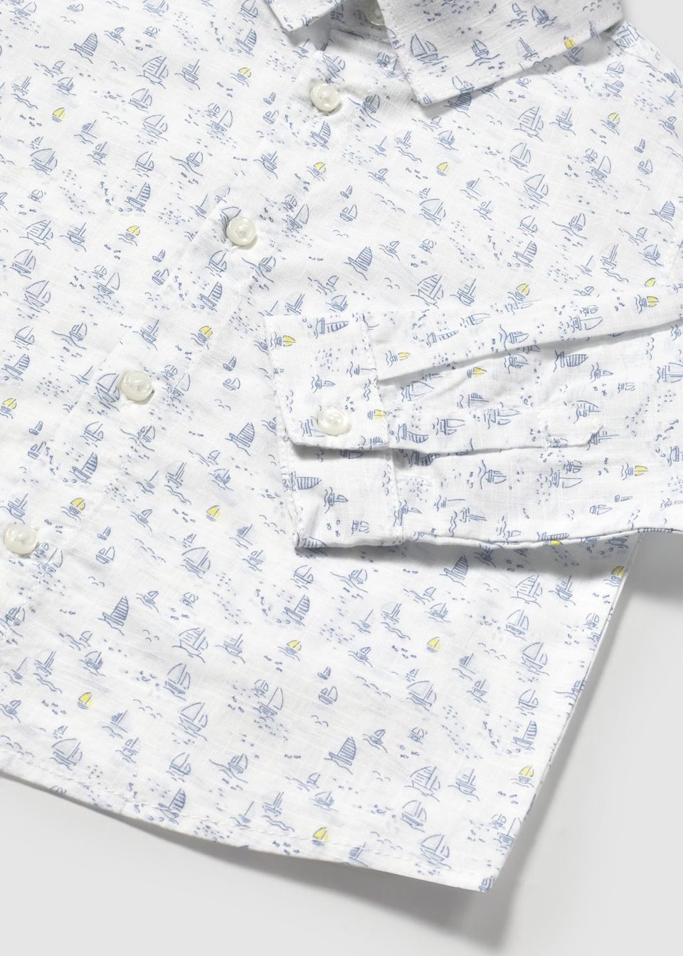 Camisa manga larga estampada barcos