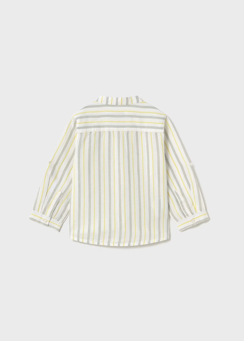 Camisa manga larga cuello mao