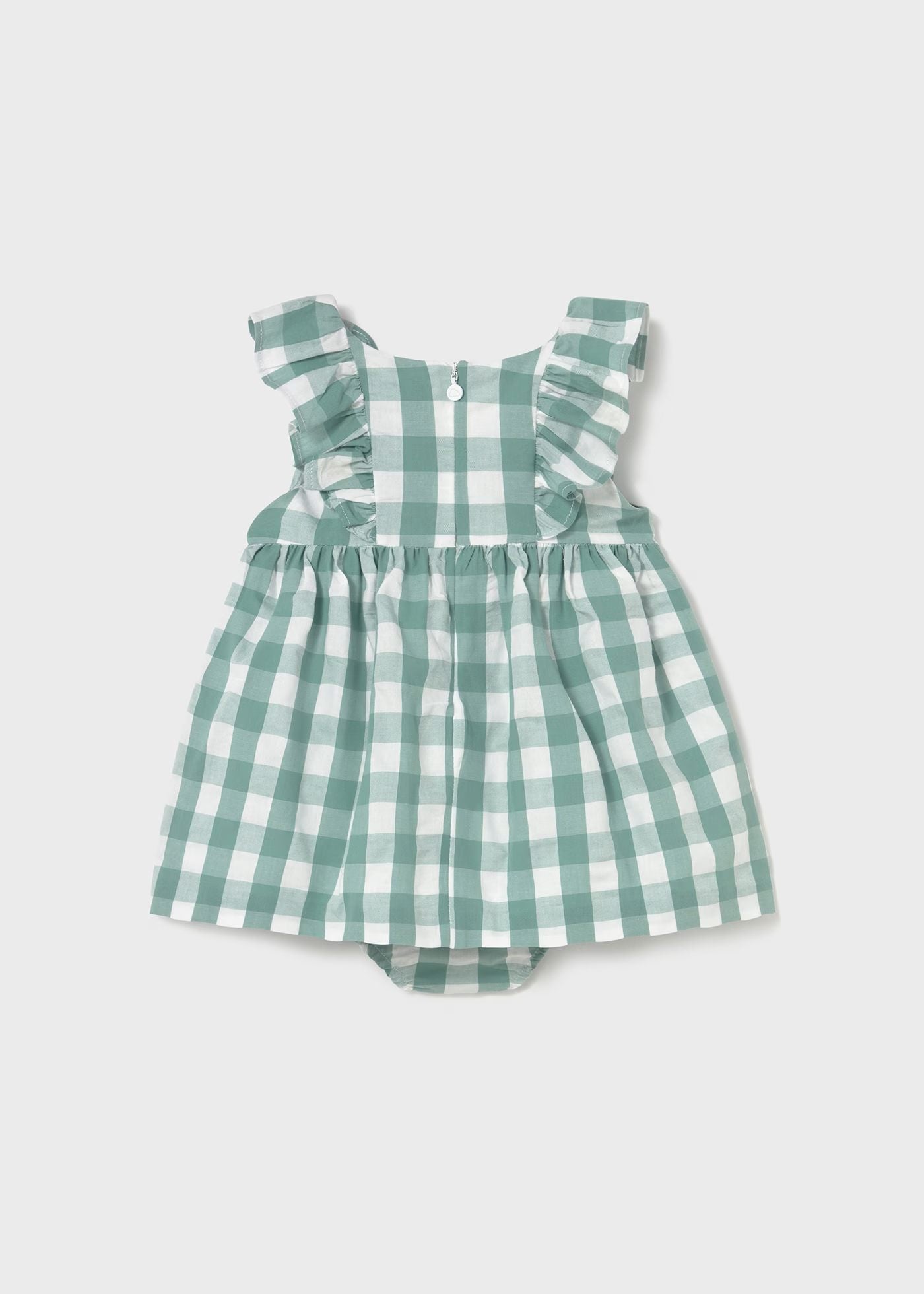 Vestido vichy con cubrepañal