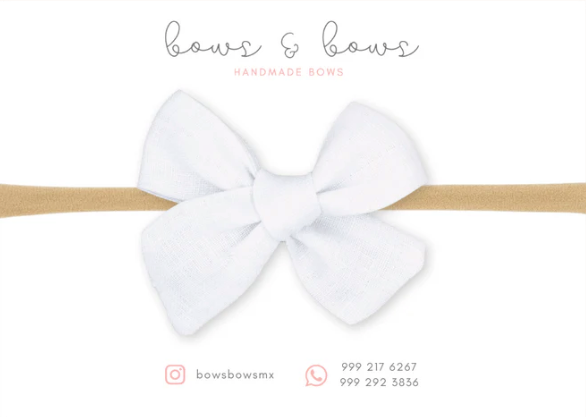 Bows & Bows - Mini moño en bandita