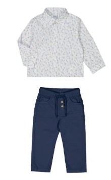 Camisa barcos con pantalón ajustable