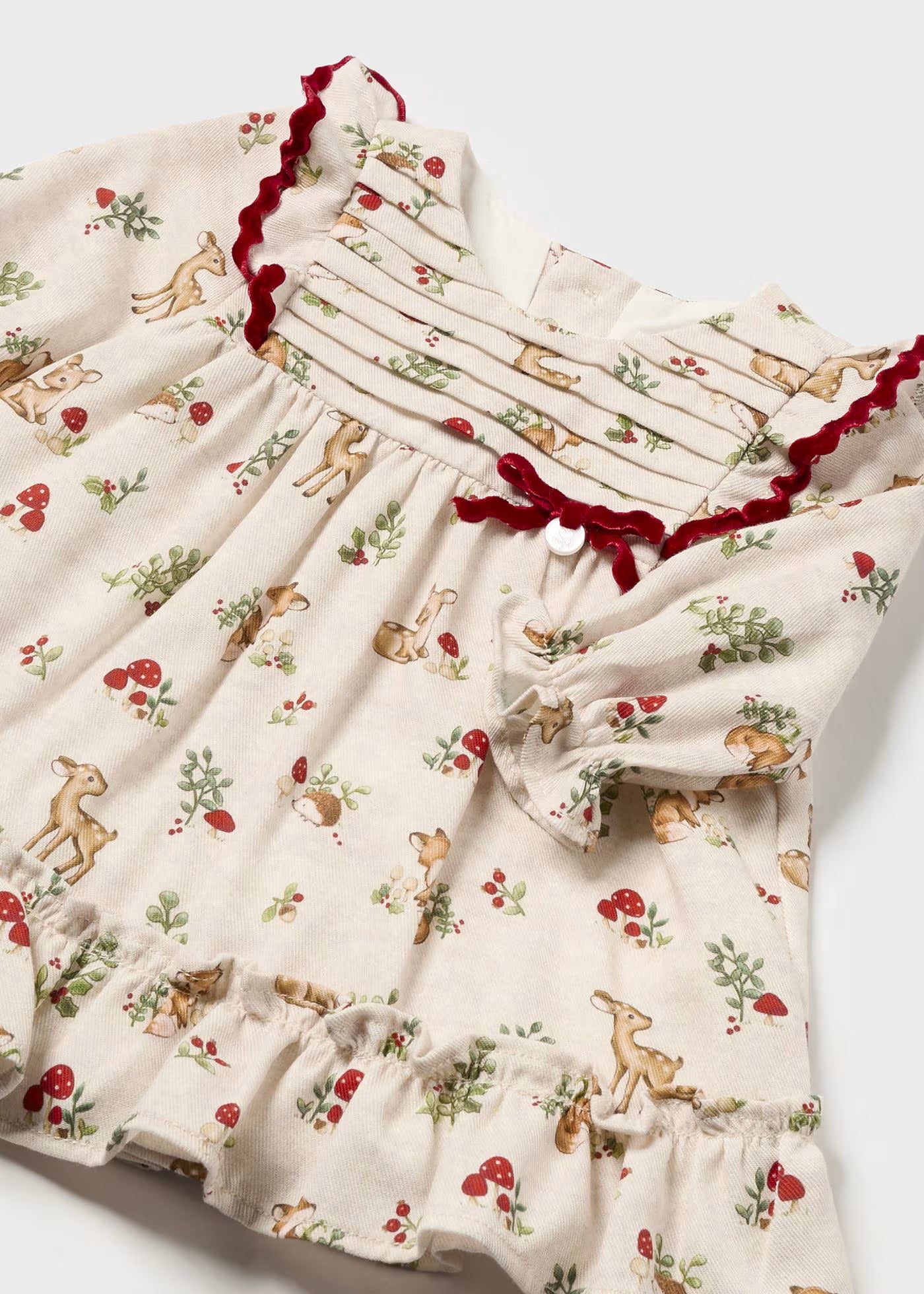 Vestido estampado renos