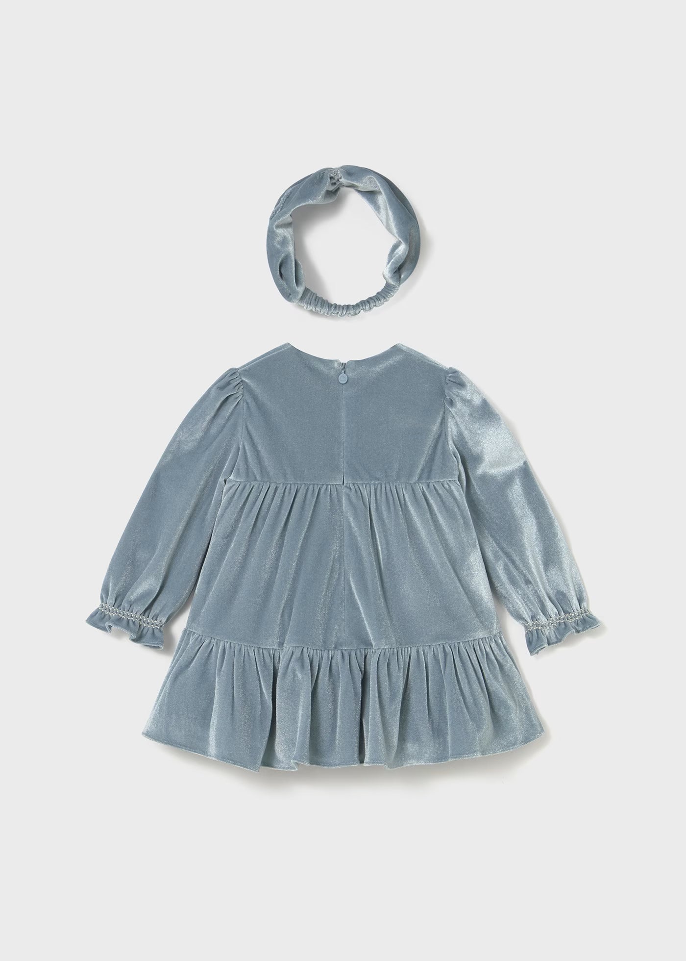 Vestido terciopelo con diadema