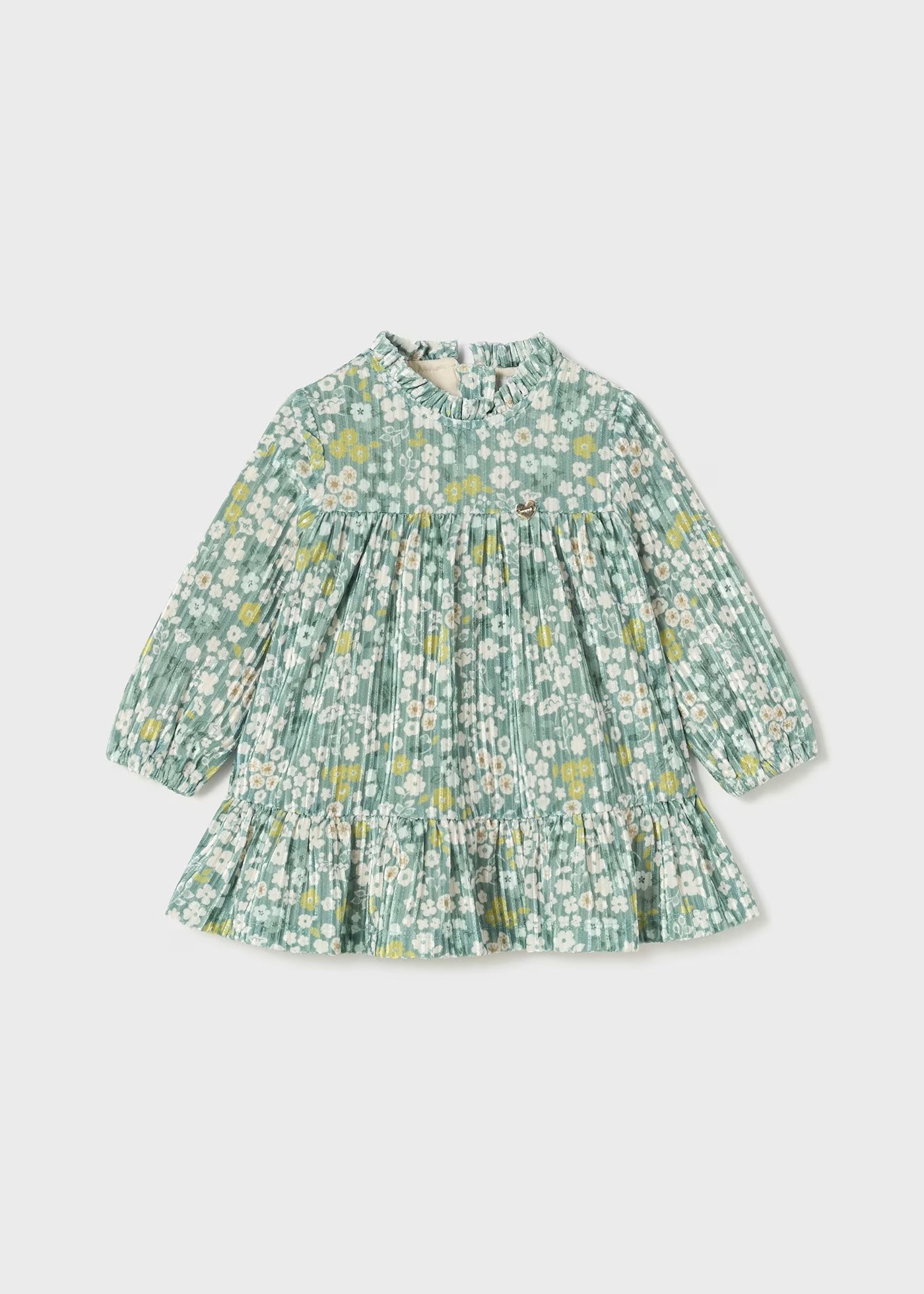 Vestido estampado terciopelo