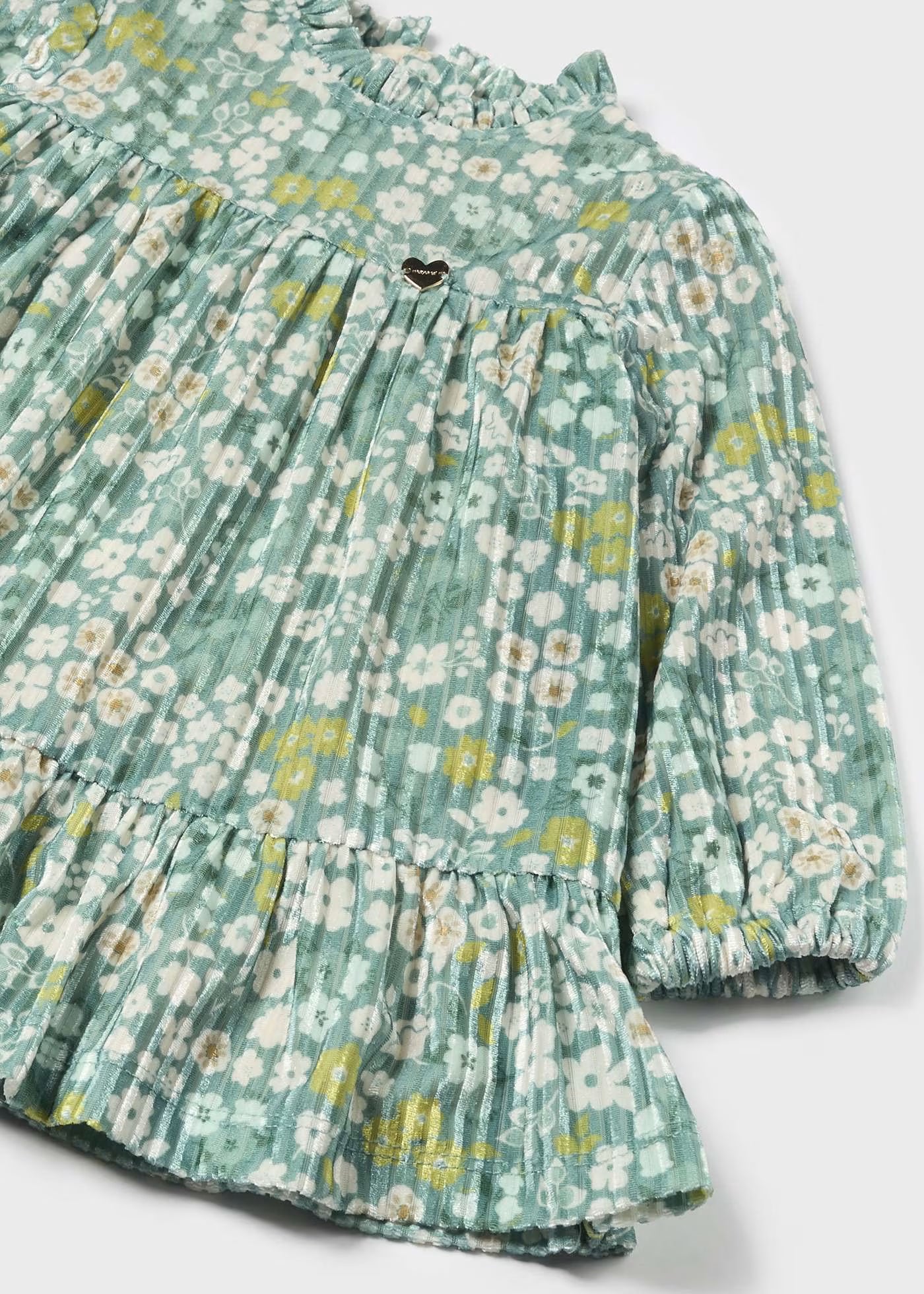 Vestido estampado terciopelo