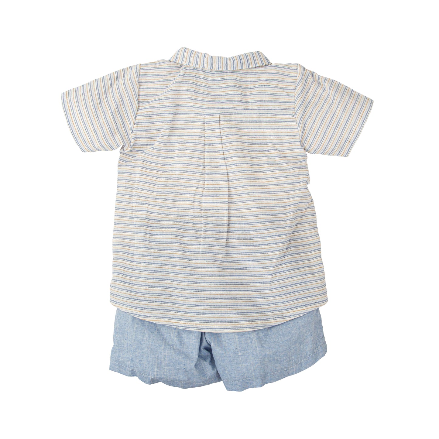 Conjunto camisa de rayas y short