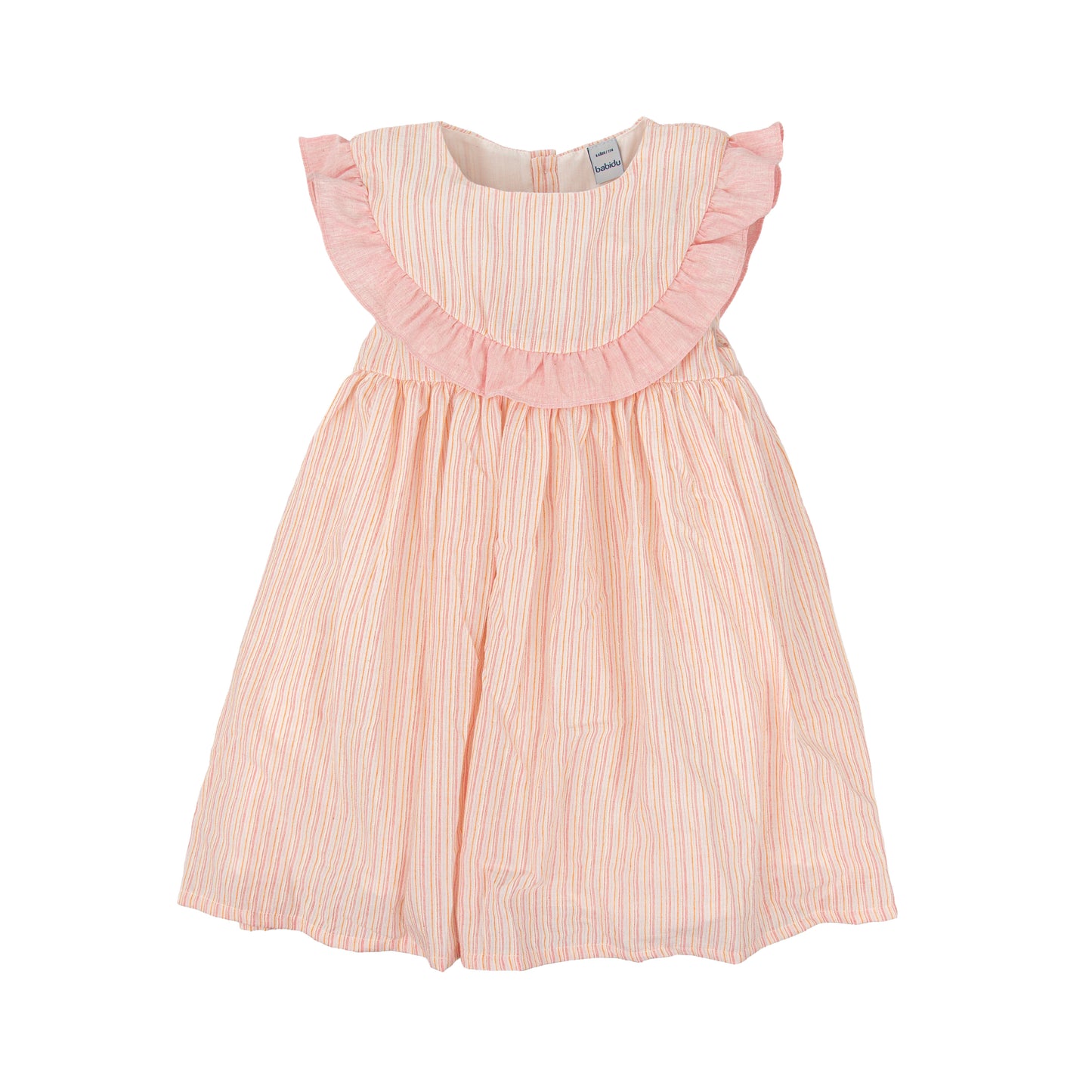 Vestido sin magas olán