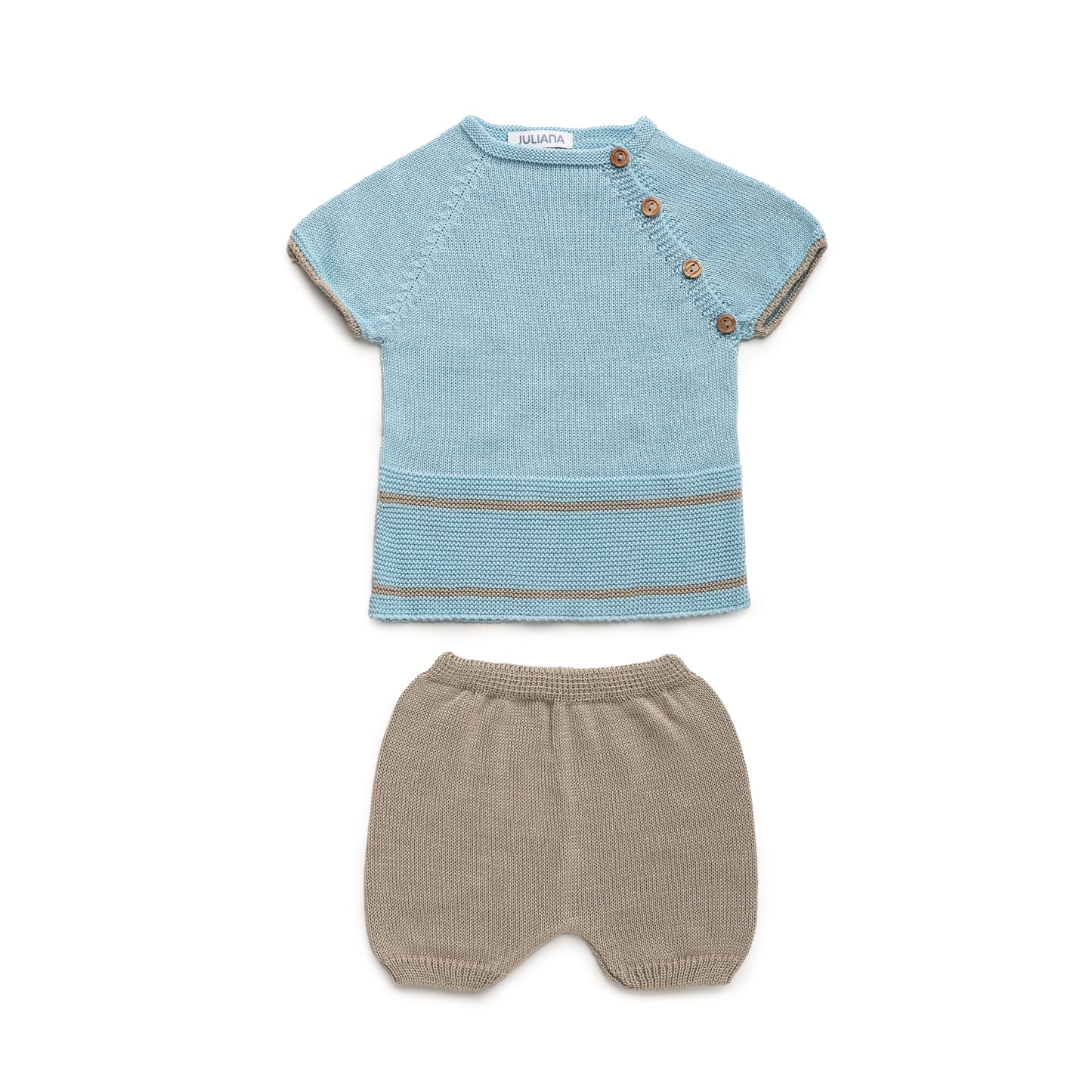 Conjunto 2 piezas botones y short