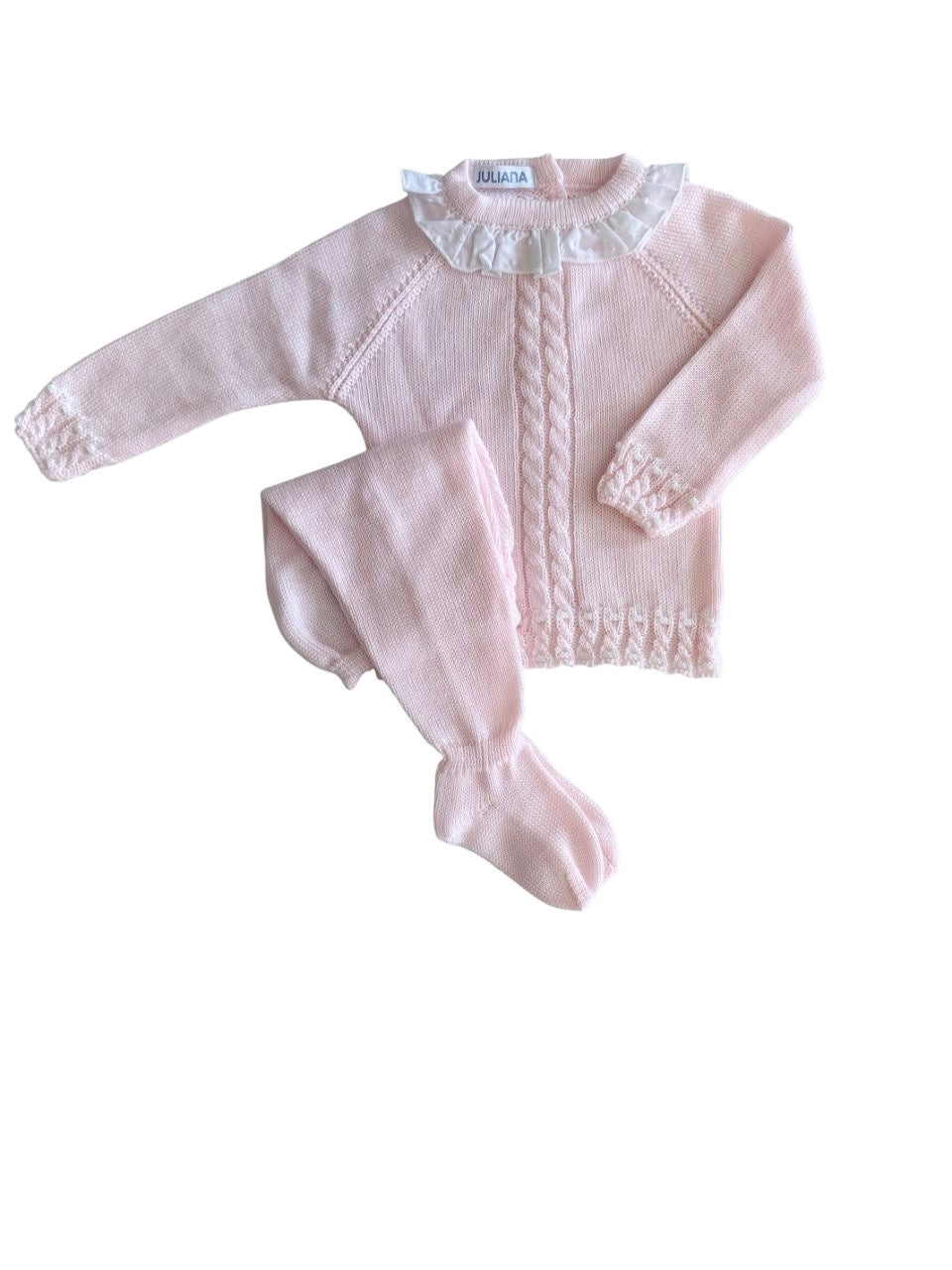 Conjunto 2 piezas cuello olán