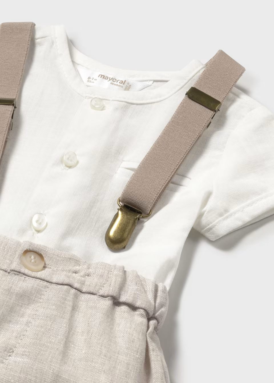 Conjunto short tirantes y camisa
