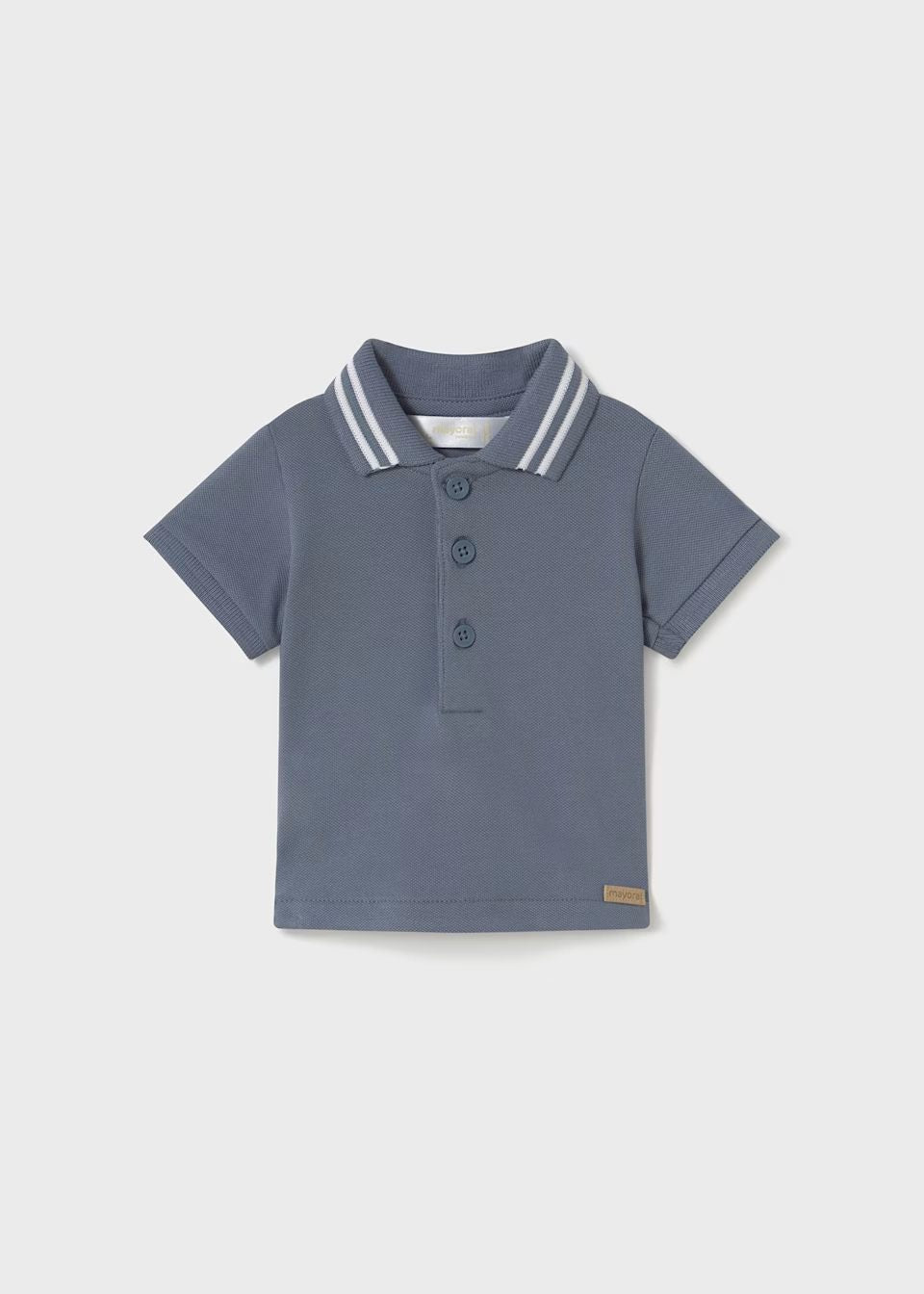 Polo cuello de rayas