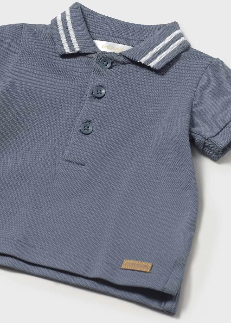Polo cuello de rayas