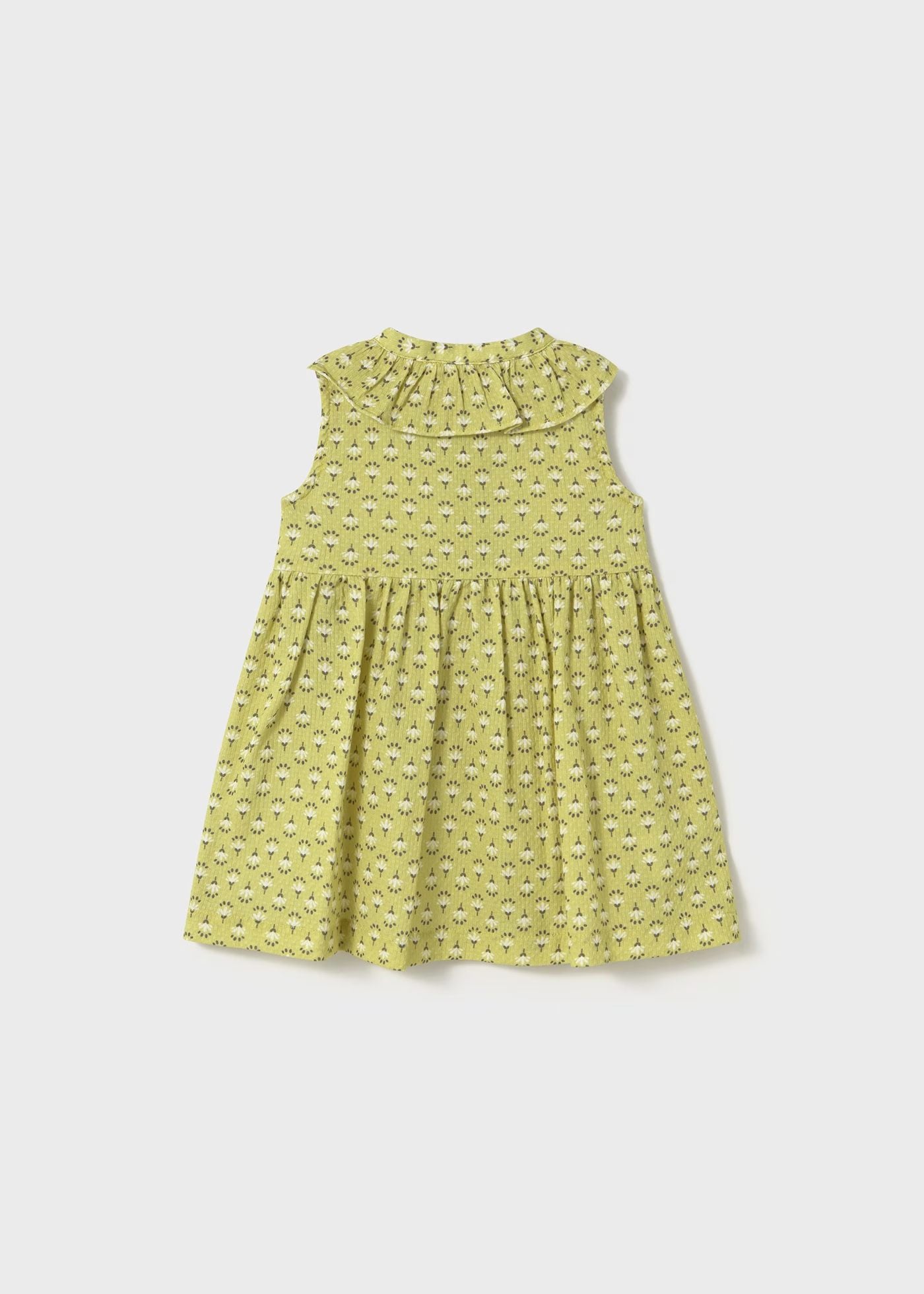 Vestido estampado con botones