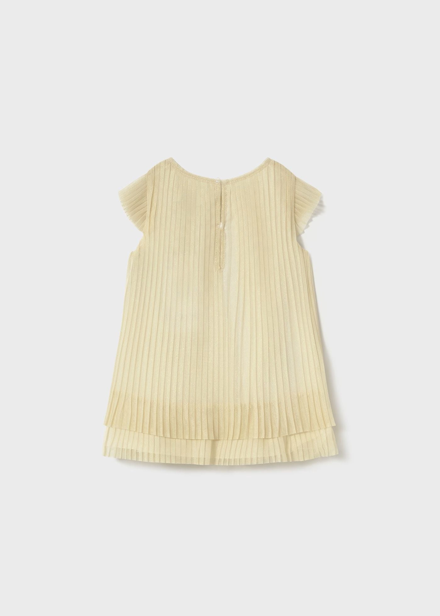 Vestido tul plisado