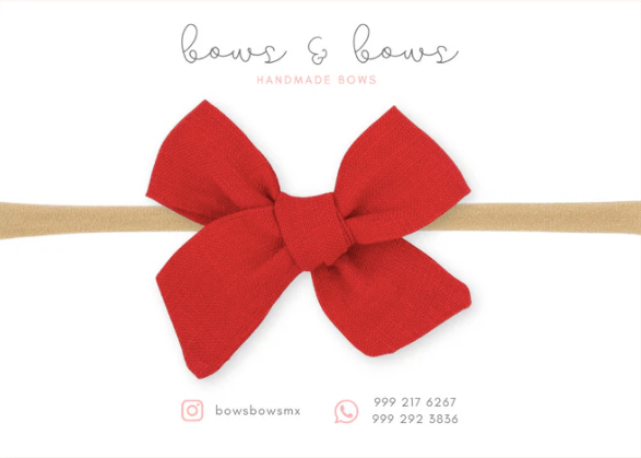 Bows & Bows - Mini moño en bandita