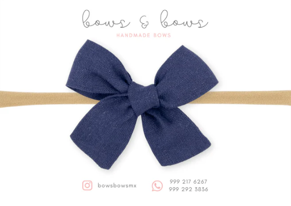 Bows & Bows - Mini moño en bandita