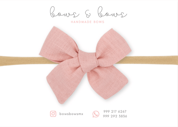Bows & Bows - Mini moño en bandita