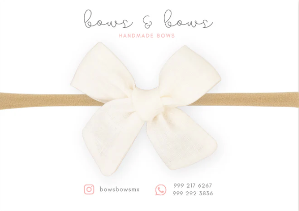 Bows & Bows - Mini moño en bandita
