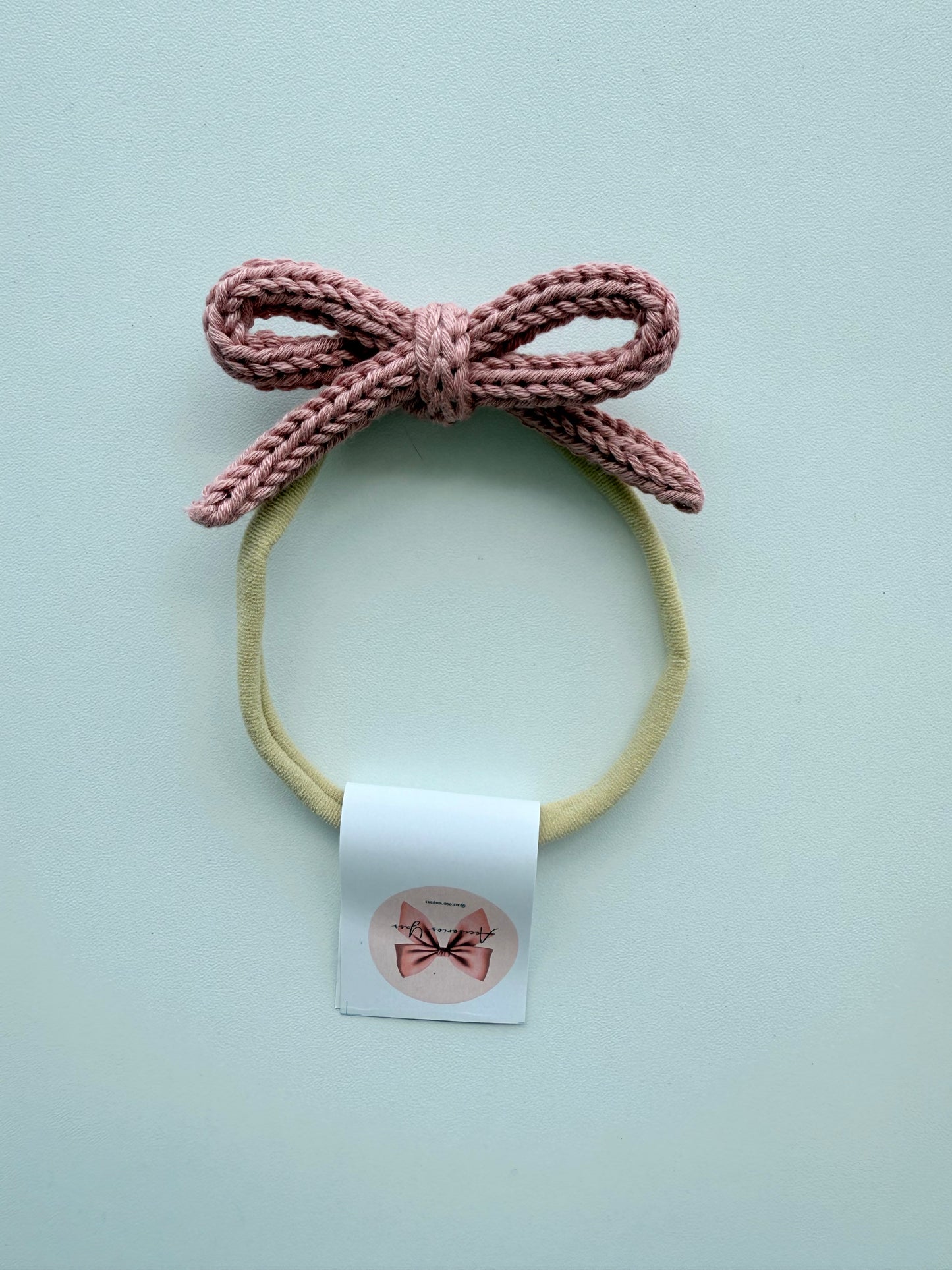 Banditas de cordón tejido tonos rosa