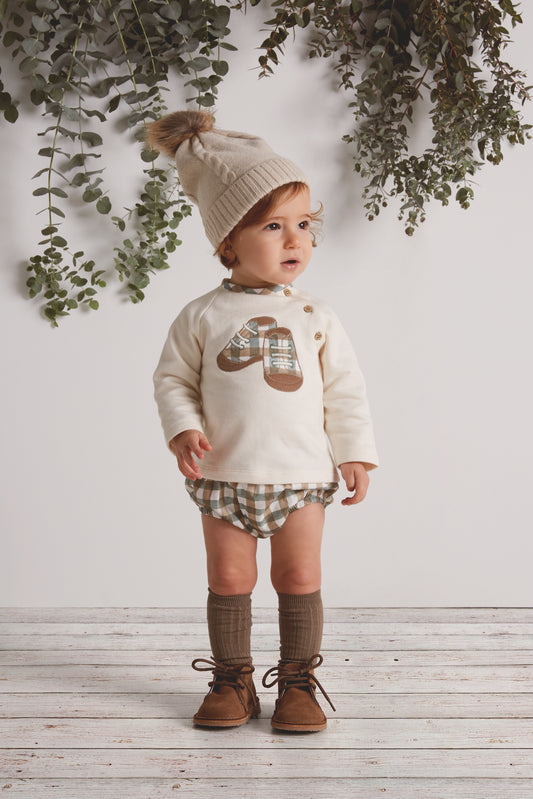 Conjunto cuadros con cubrepañal