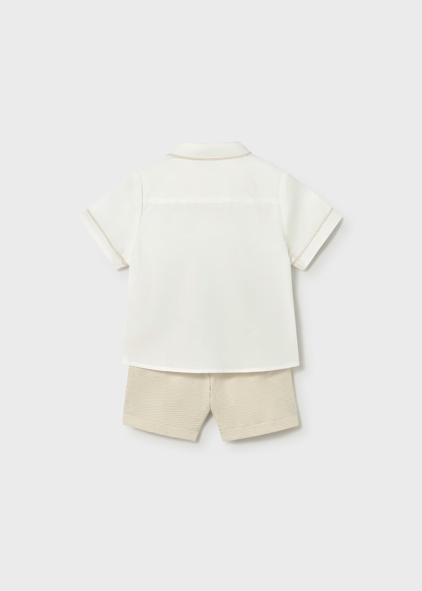 Conjunto short y camisa lino