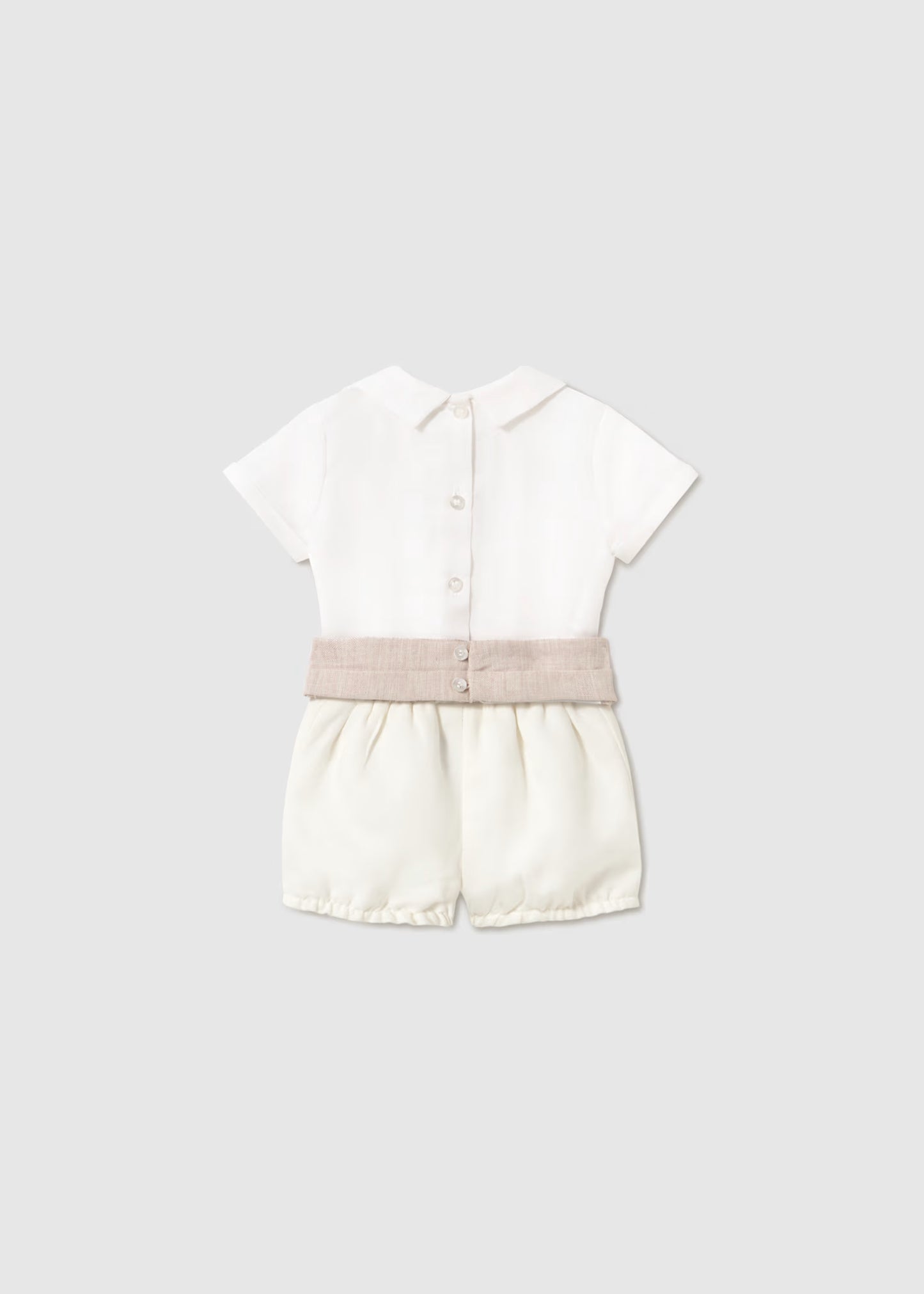 Conjunto ceremonia short y camisa