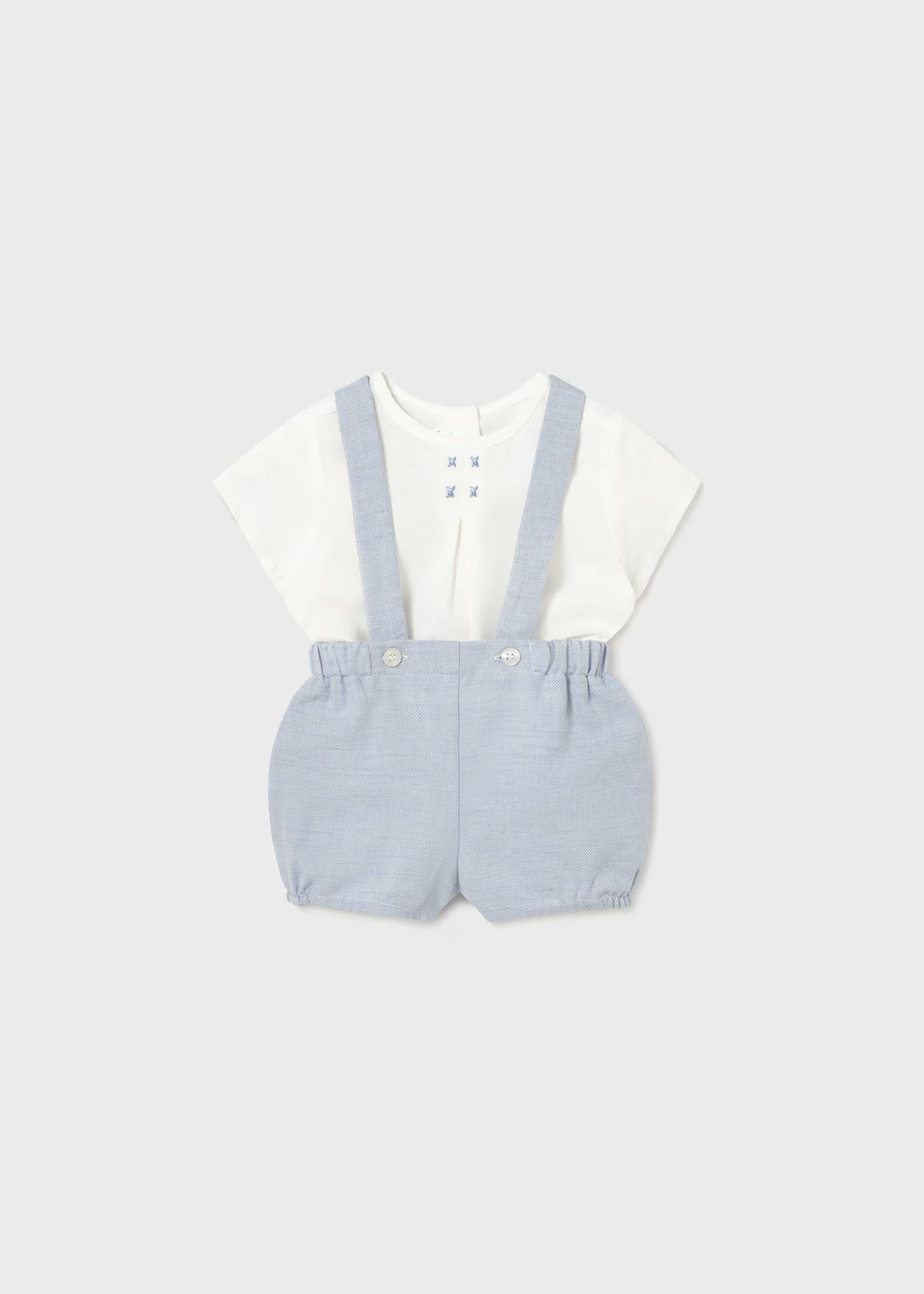 Conjunto short tirantes y camisa