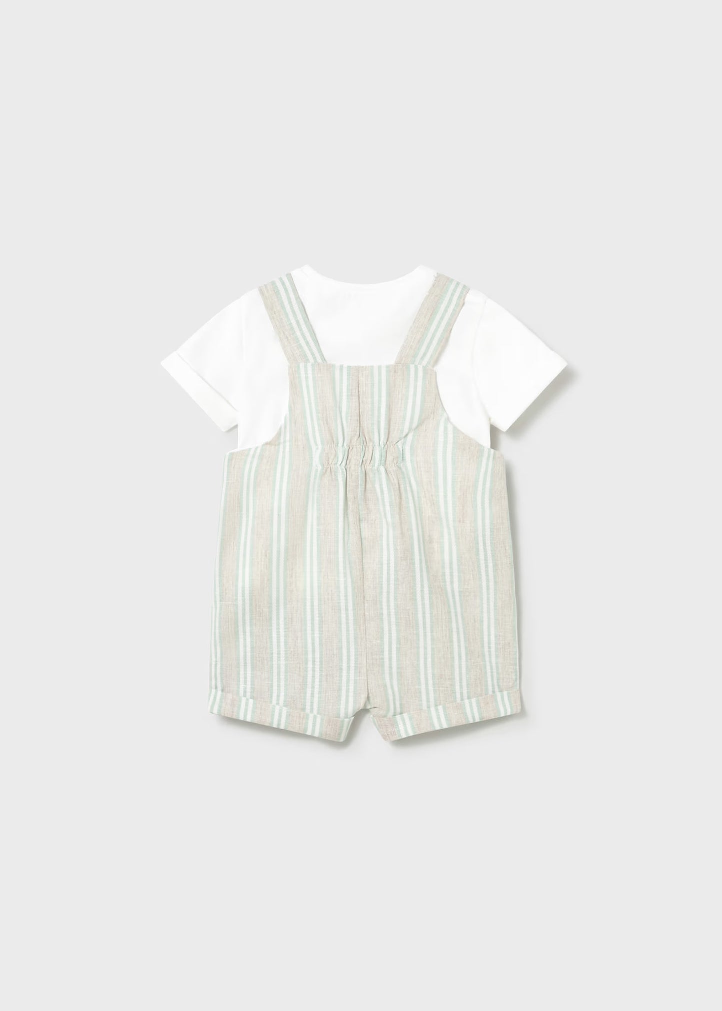 Conjunto peto rayas y playera