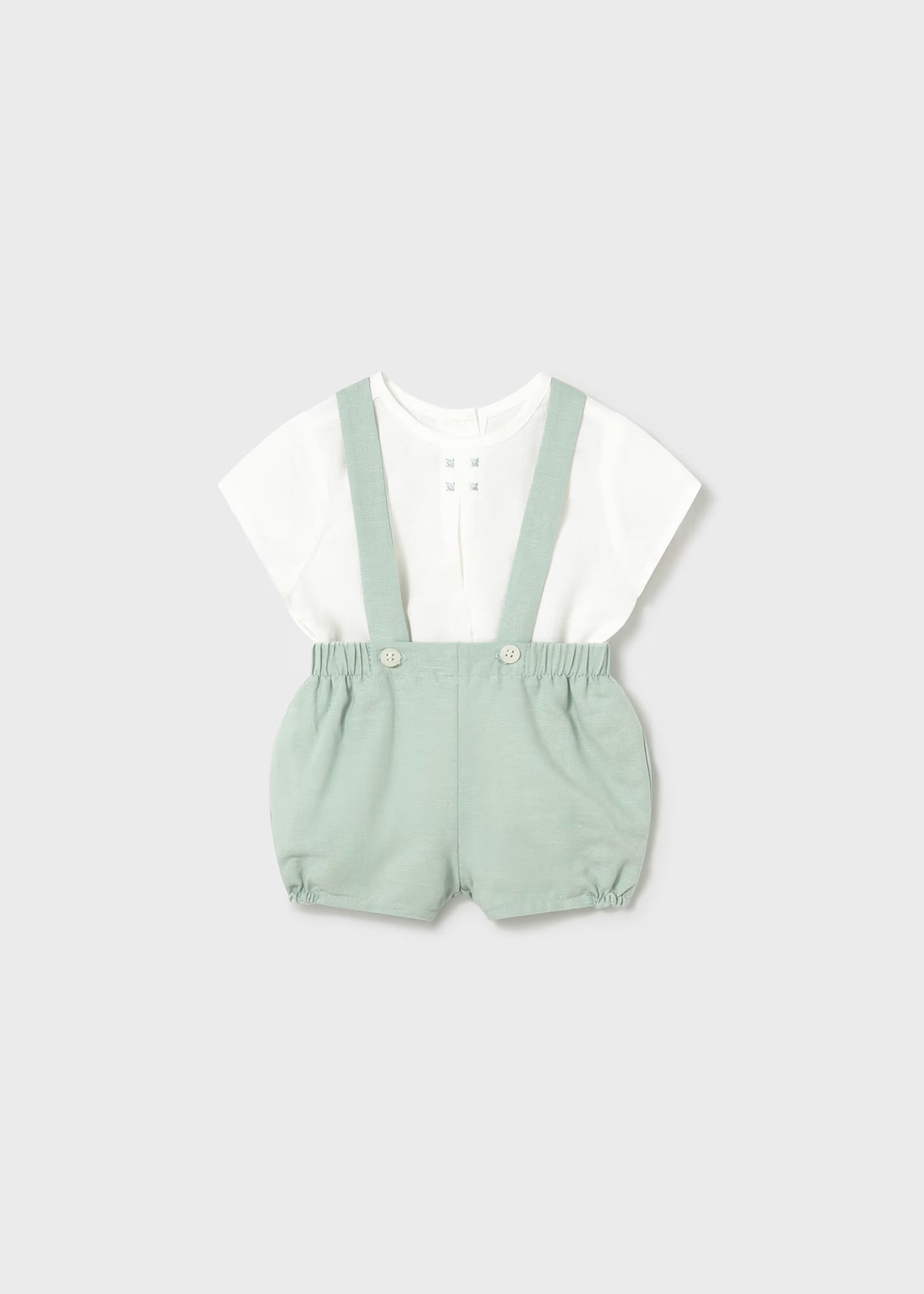 Conjunto short tirantes y camisa