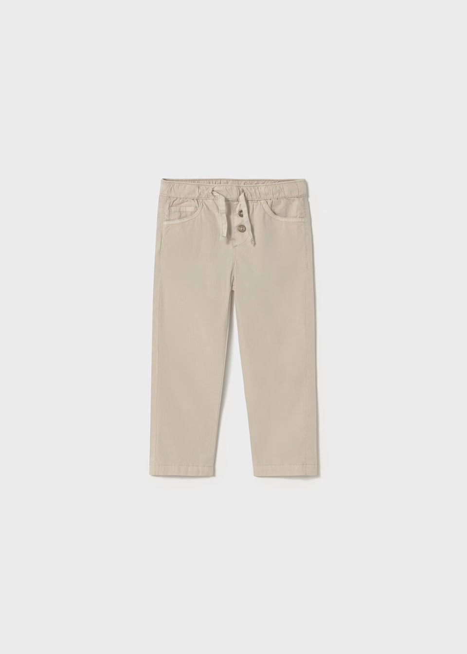 Pantalón recto con cordón ajustable