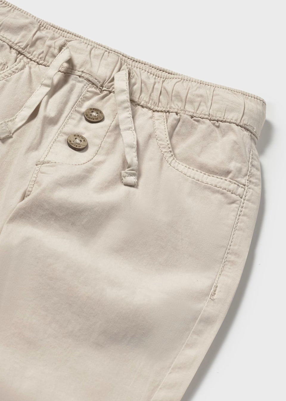 Pantalón recto con cordón ajustable