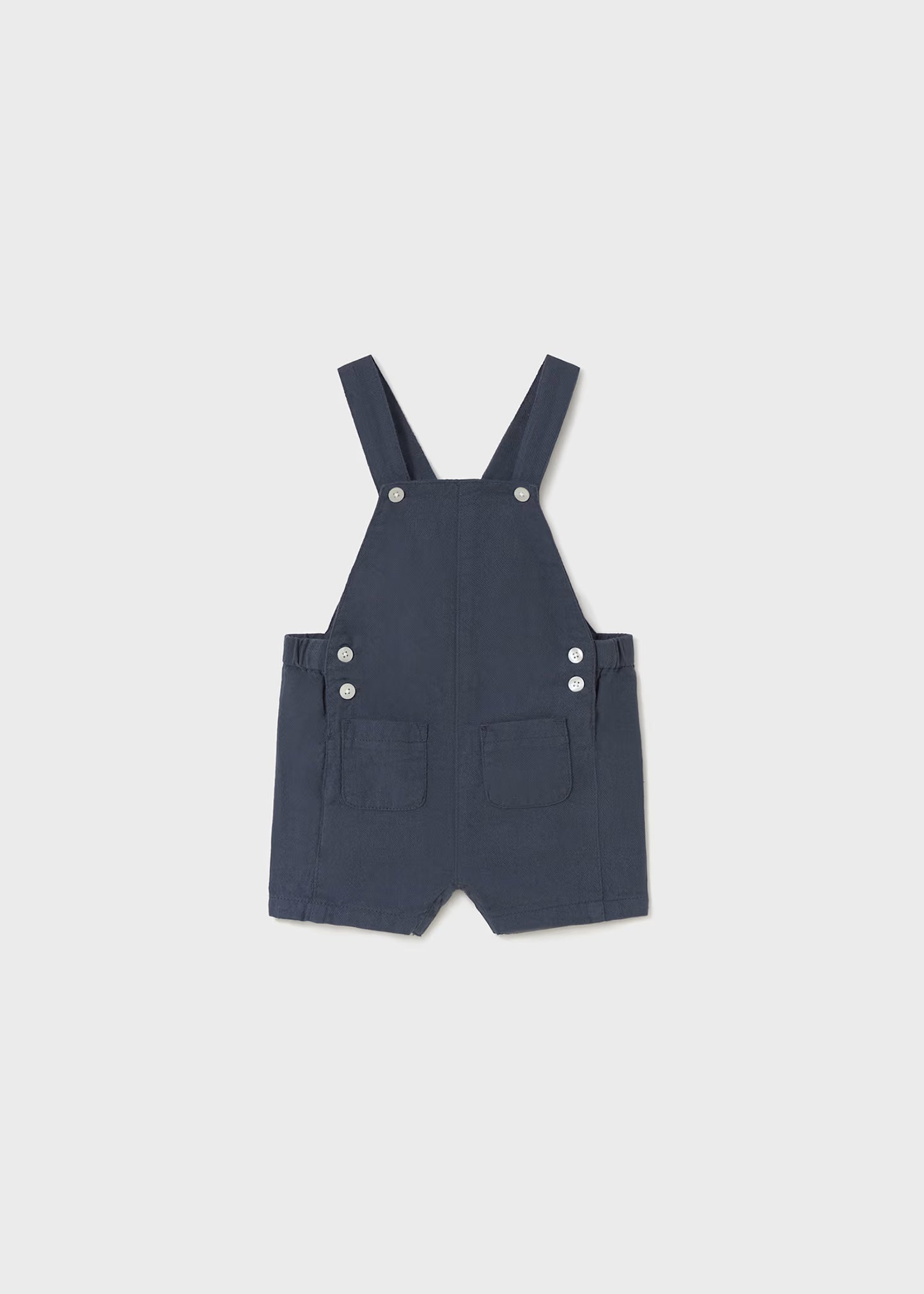 Peto con camisa rayas cuello mao