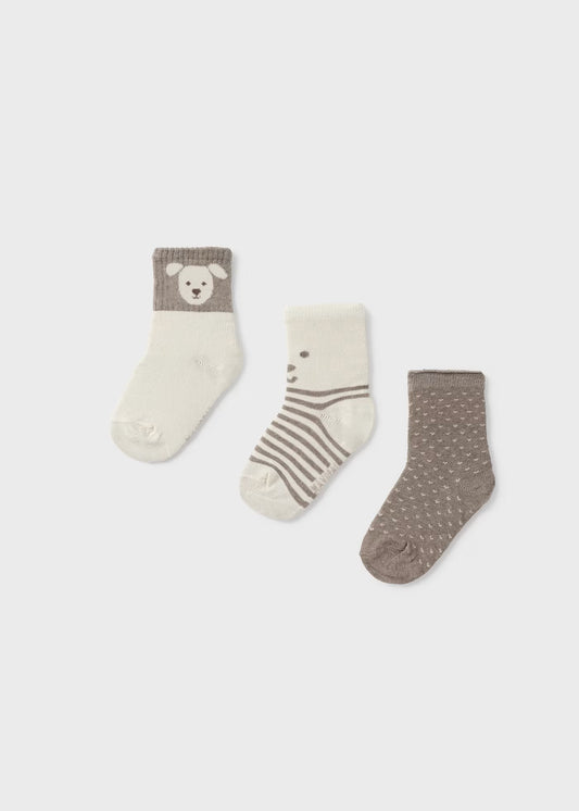 Set 3 calcetines perrito