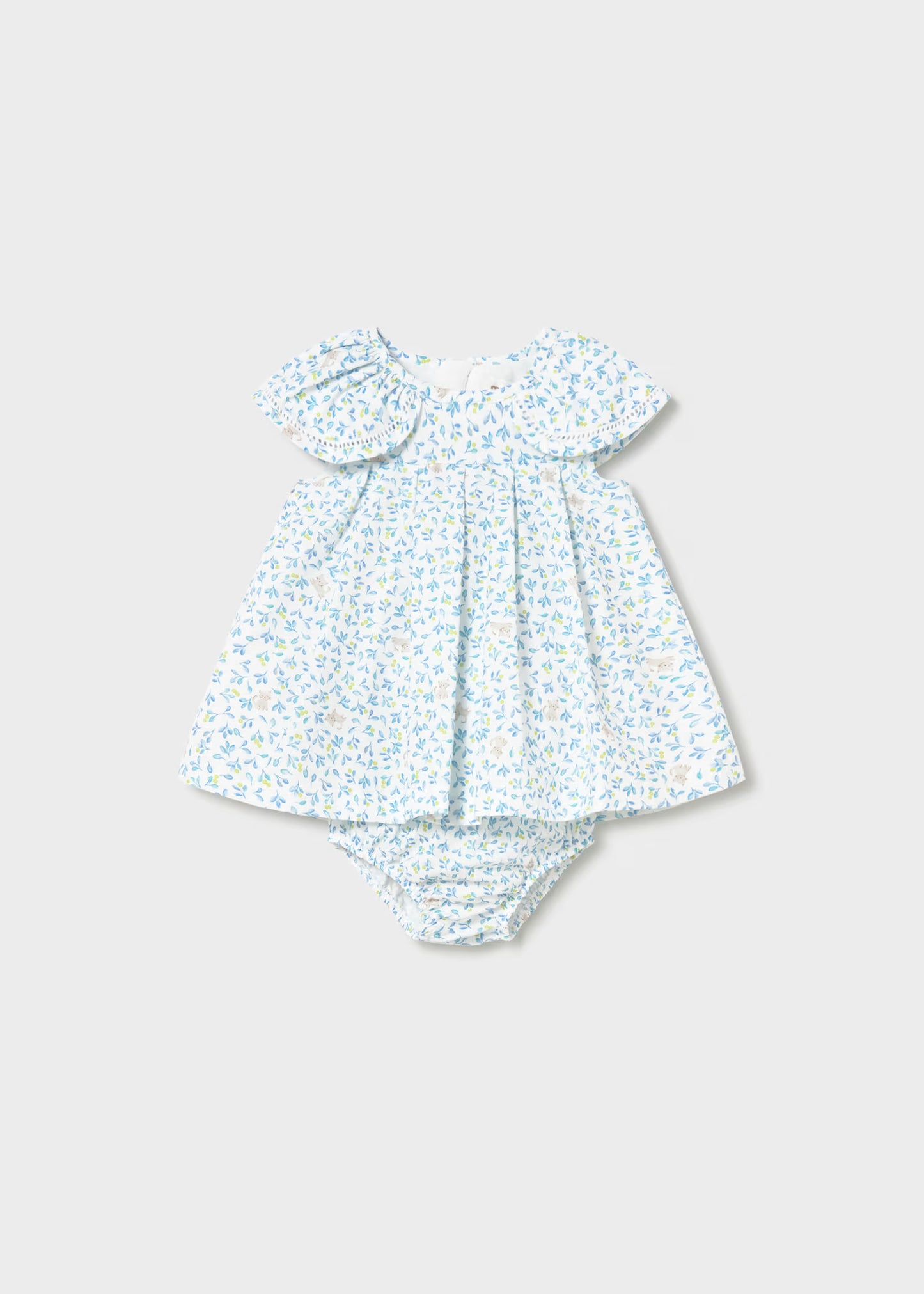 Vestido estampado con cubrepañal