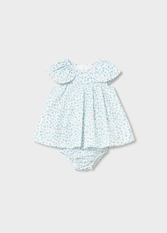 Vestido estampado con cubrepañal