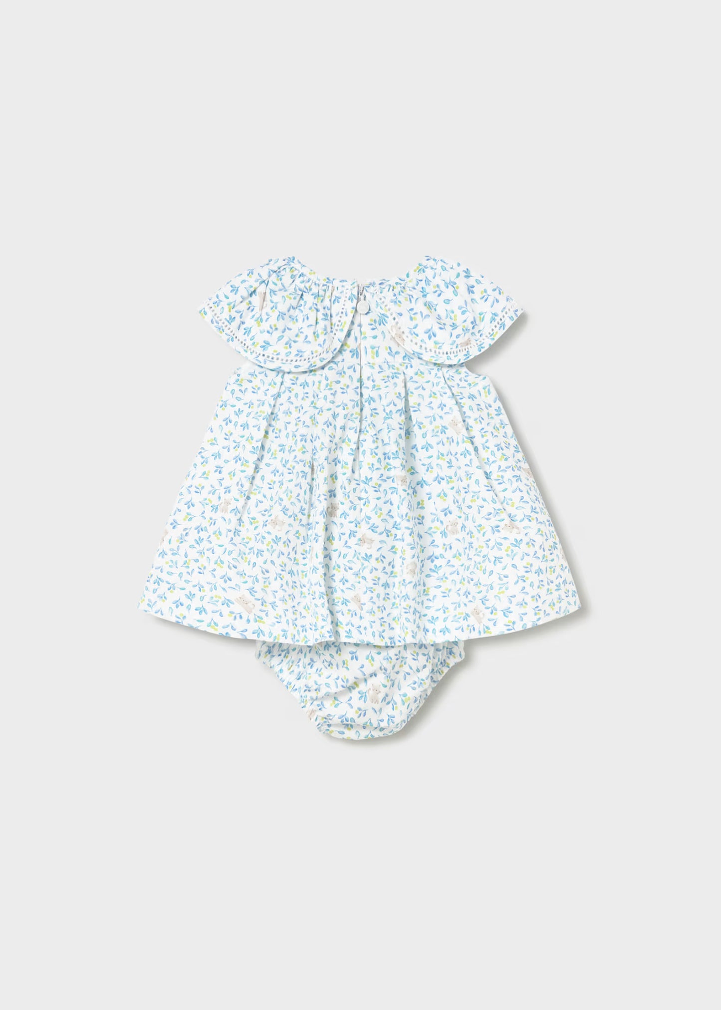 Vestido estampado con cubrepañal