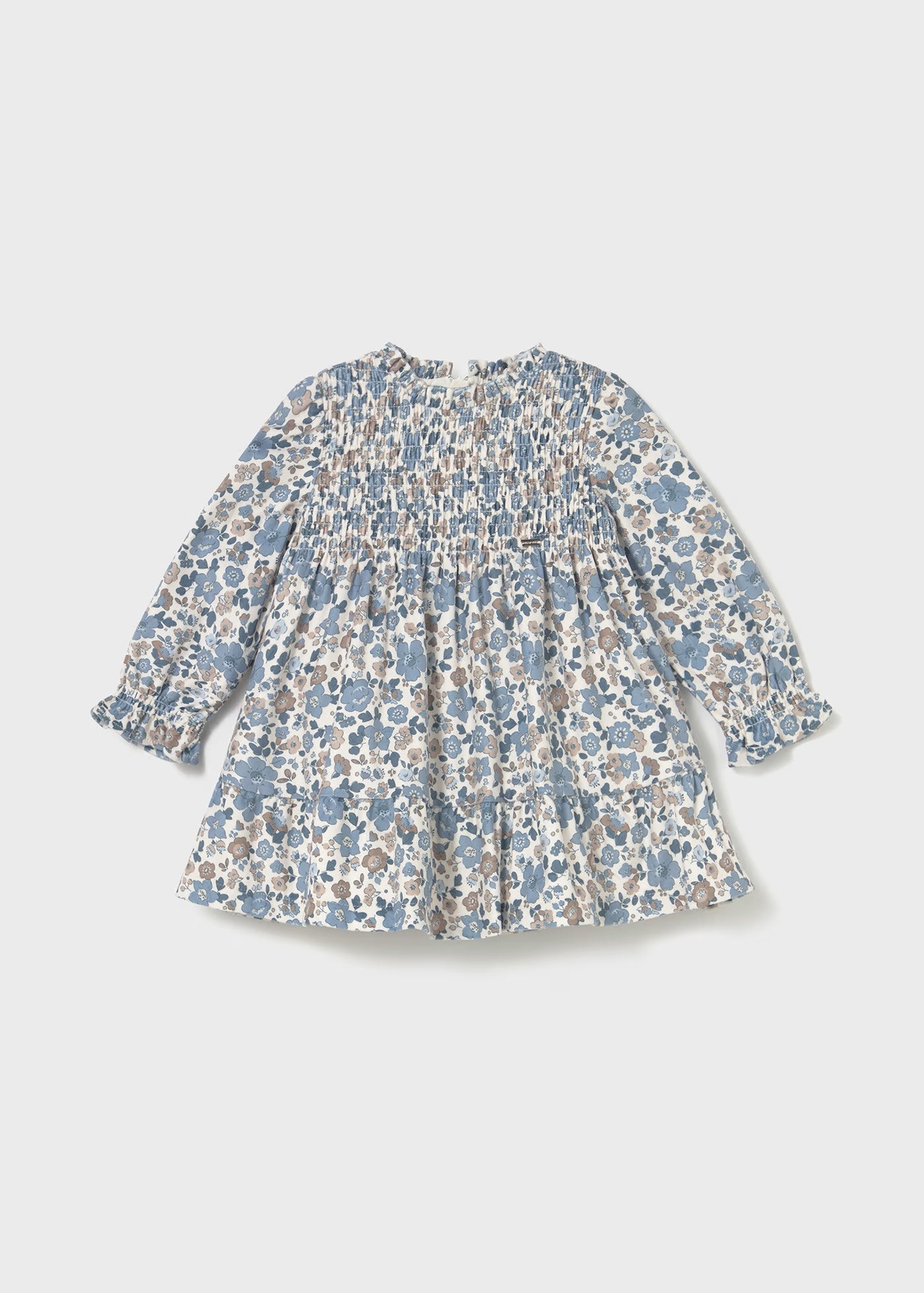 Vestido terciopelo estampado