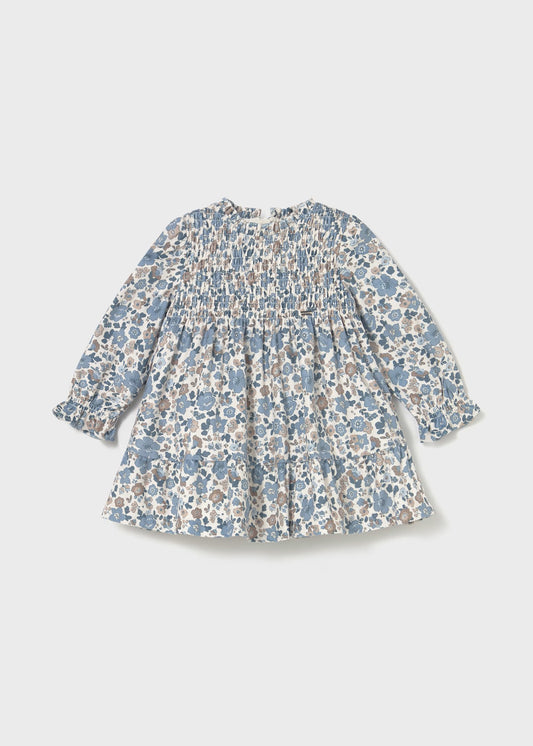 Vestido terciopelo estampado