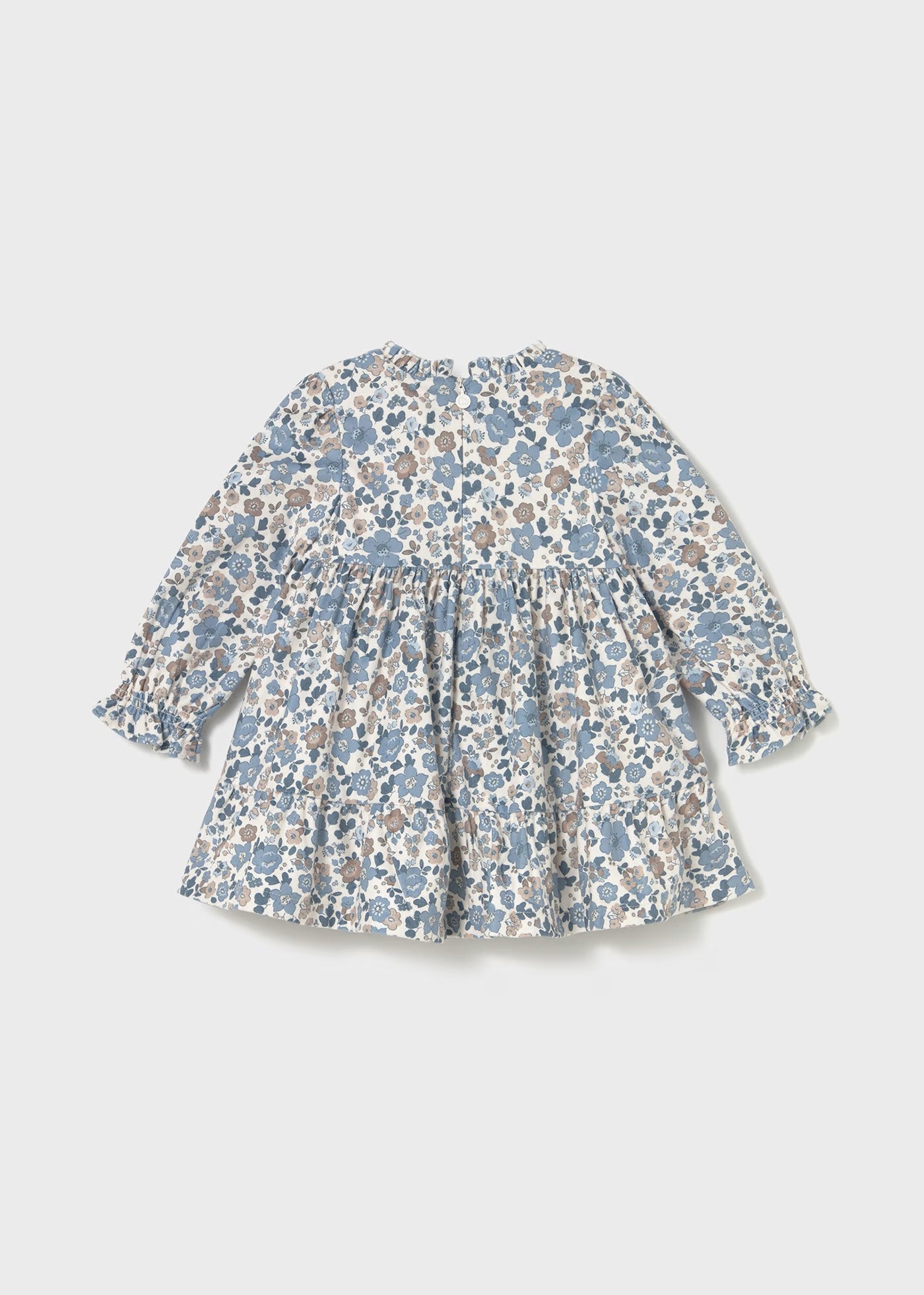 Vestido terciopelo estampado